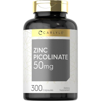 Carlyle Zinc Picolinate 50mg | 300 Capsules