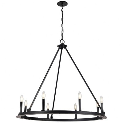 Dainolite Colby 8 - Light Chandelier in  Matte Black