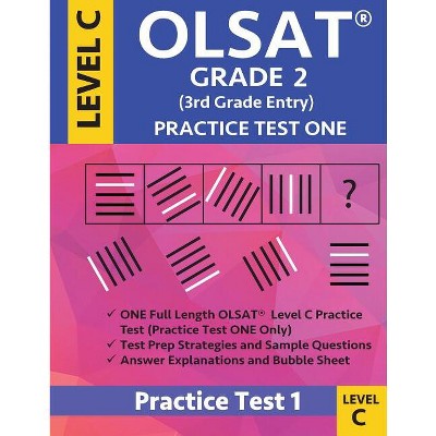 Olsat Grade 2 (3rd Grade Entry) Level C - by  Origins Publications (Paperback)
