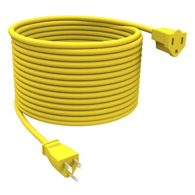 Stanley Tools PowerCord 100 Grounded Outdoor Extension Cord, 100 Ft., Yellow, 33997