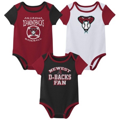 MLB Arizona Diamondbacks Infant Boys' 3pk Bodysuit