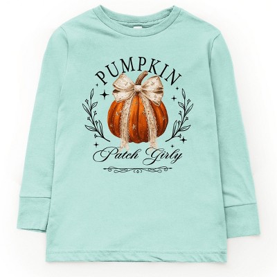 Coquette Pumpkin Patch Girly - Toddler Long Sleeve Graphic Tee and Youth Long Sleeve Graphic T-Shirt