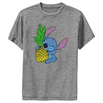 Boy's Lilo & Stitch Pineapple Lover Stitch Performance Tee