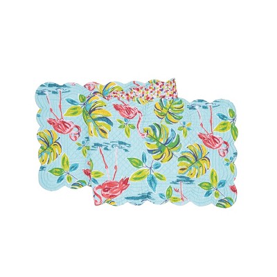C&F Home Flamingo Garden Table Runner 14" x 51"