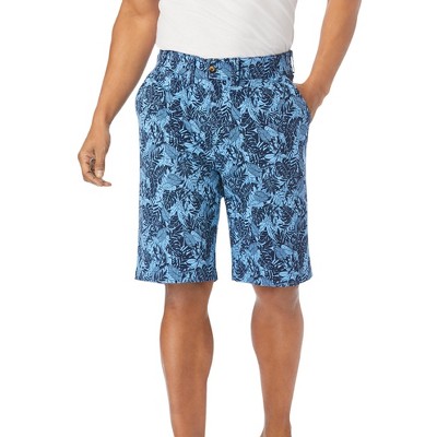 KingSize 10" Flex Full-Elastic Waist Chino Shorts