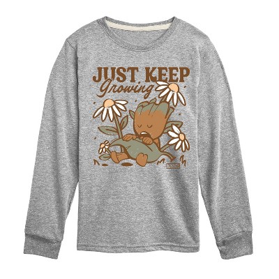 Boys' - Marvel - Guardians of the Galaxy Groot Keep Growing Long Sleeve Graphic T-Shirt