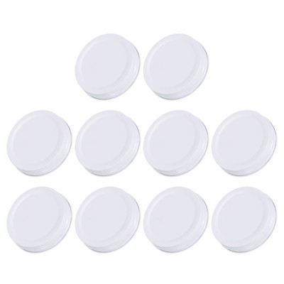 Unique Bargains Leak Proof Regular Mouth Tin Plate Mason Jar Lids 30 Pcs