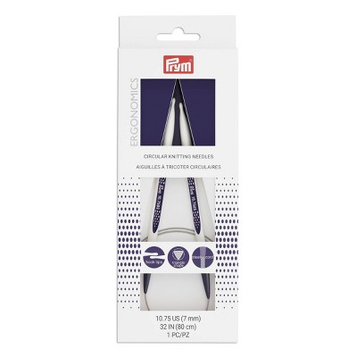 Prym 32" Circular Knitting Needles: Plastic, White, Sewing Pins & Needles, Yarn Needle, Art & Stationery Tool