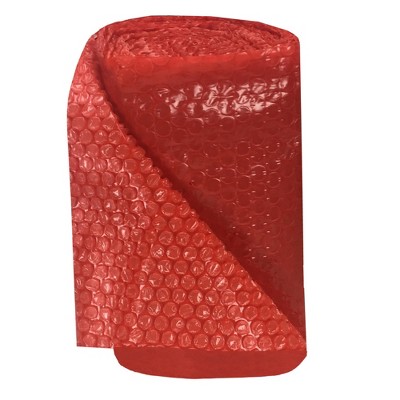 UBMOVE 30-Feet Roll of Red Bubble Small 3/16" Wrap x 12" Wide
