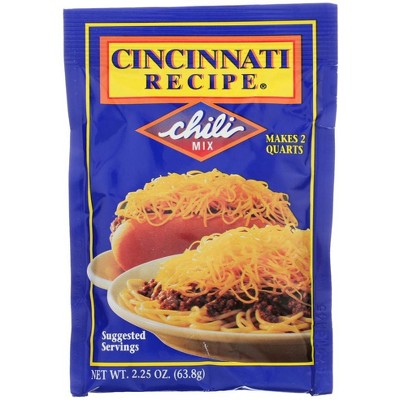 Cincinnati Recipe Mix Chili - Case of 24 - 2.25oz