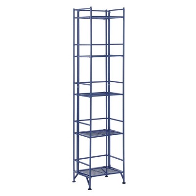 Breighton Home Xtra Storage 5 Tier Folding Metal Shelf