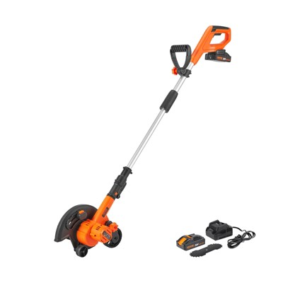 VEVOR Lawn Edger, 20 V Power Edger, 9-inch Blade Edger Lawn Tool with 3-Position Blade Depth,for Lawns, Driveways, Borders, and Sidewalk Edges