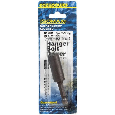 Eazypower Isomax Hex 5/16 in.-18 in. X 2.5 in. L Screwdriver Bit Adapter Steel 1 pc