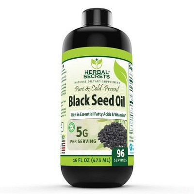 Herbal Secrets Black Seed Oil 16 Oz