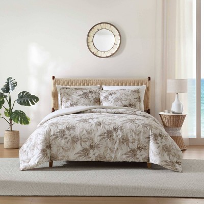 Tommy Bahama Beachway Blooms Comforter Bedding Set Beige