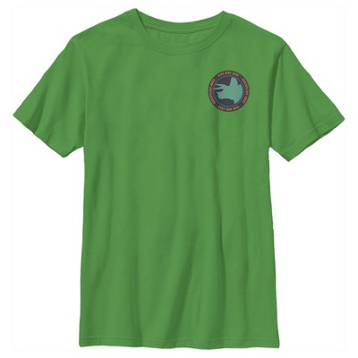 Boy's Jurassic World: Camp Cretaceous Triceratops Silhouette Pocket T-Shirt