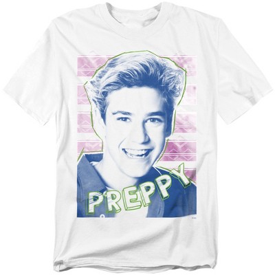 Saved By The Bell Preppy Adult T-Shirt