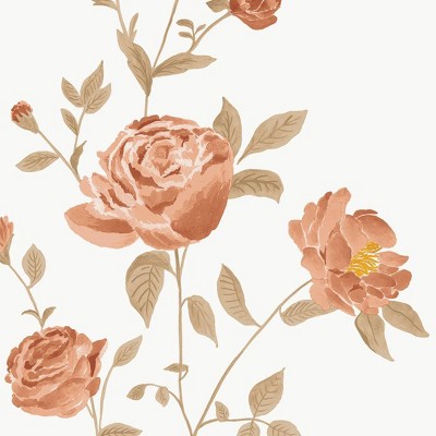 Tempaper & Co. Rambling Rose by She She Peel and Stick Wallpaper