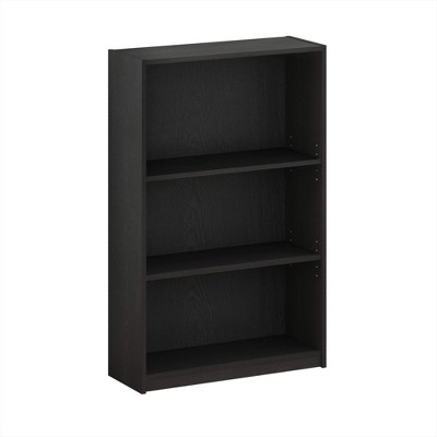 Furinno 3-Tier Bookcase with Adjustable Shelves for Study Home Office Kids Room