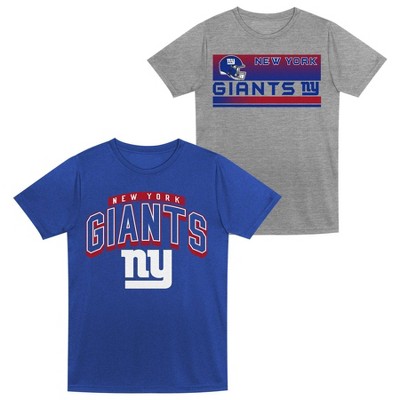 NFL New York Giants Toddler Boys' Gray 2pk T-Shirt