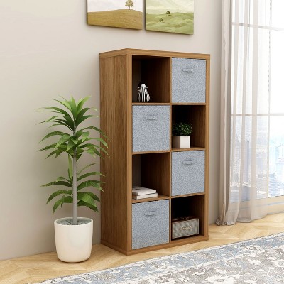 Cube Storage Shelf, Open Back Bookshelf Cabinet for Vertical or Horizontal Display - The Pop Home