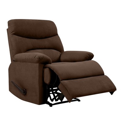 HL Home, Wall Hugger Recliner Microfiber with Square Tufted Back