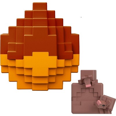 Minecraft Mini Mode Spawn Egg with Mamadillo Mini Figure, Badlands Theme, 1.5" Toy
