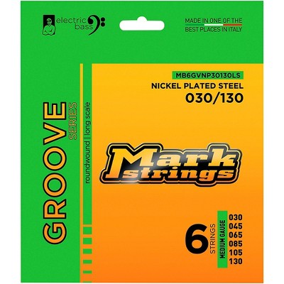 Markbass Markbass Groove Series Electric Bass Nickel Plated Steel Strings (30 - 130) Medium Gauge
