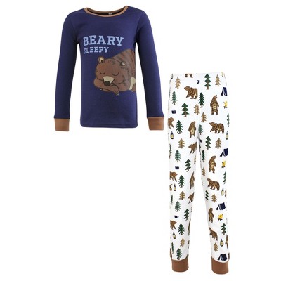 Hudson Baby Boy Cotton Pajama Set, Bear