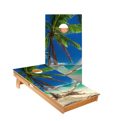 Skip's Garage | Hammock On The Beach Tropical Cornhole Boards - ACA Star Series