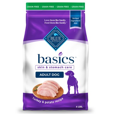 Blue Buffalo Basics Limited Ingredient Diet Grain Free Turkey & Potato Recipe Adult Dry Dog Food