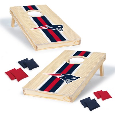 NFL New England Patriots 1'x2' Wood Cornhole Set