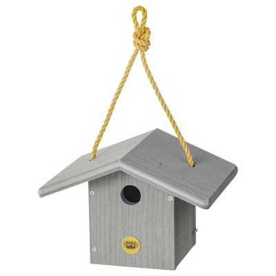 Birds Choice 7" Modern Farmhouse Wren House Driftwood Gray