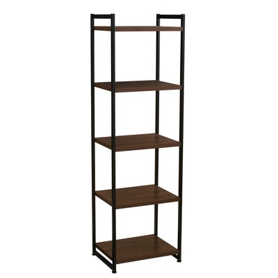 Household Essentials 59.1" Jamestown Narrow 5 Shelf Bookshelf