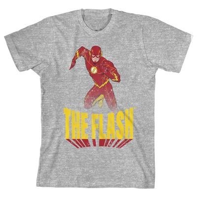 Flash Running Pose Boy's Athletic Heather T-shirt