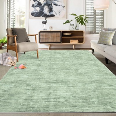 Washable Rugs Area Rug for Bedroom Modern Non Slip Throw Rugs Large Living Room Rug Low Pile