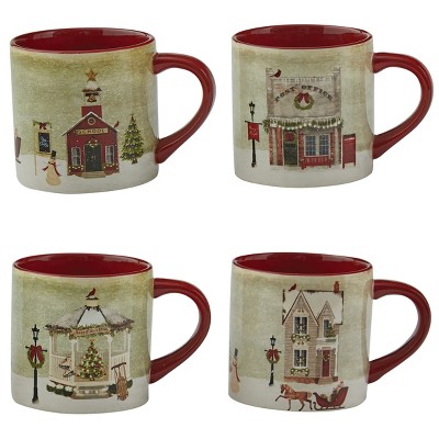 Park Designs Vintage Town Square Mug 4 Set