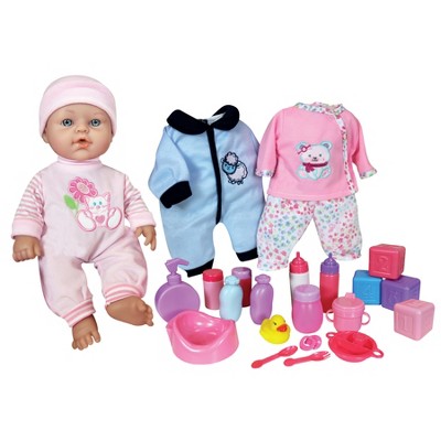 Lissi: 12" Baby Doll with Accessories and Extra Outfits