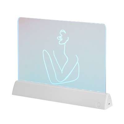 Globe Electric Rechargeable Color Changing Glow Light Table Lamp (Includes LED Light Bulb)