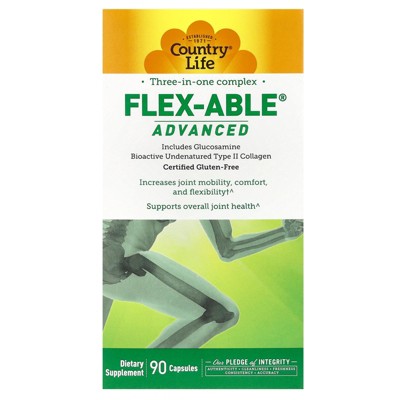 Country Life Three-In-One Complex, Flex-Able Advanced, 90 Capsules
