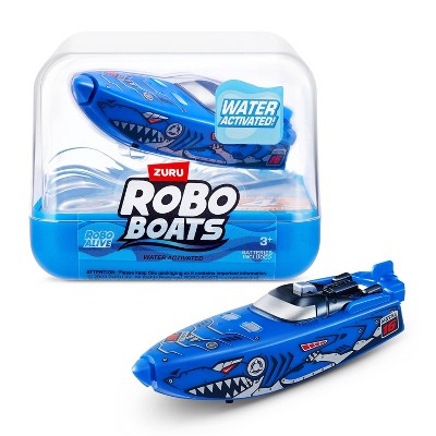 Robo Alive Dino Shark Robotic Boat: Educational Toy for Creative Play, Battery-Powered Model, 1:87 Scale, ABS Material