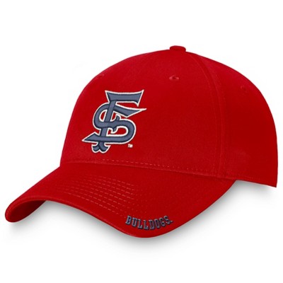 NCAA Fresno State Bulldogs Captain Unstructured Washed Cotton Hat: Adjustable Solid Baseball Cap