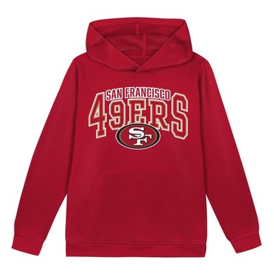 NFL San Francisco 49ers Toddler Boys' Poly Fleece Hooded Sweatshirt