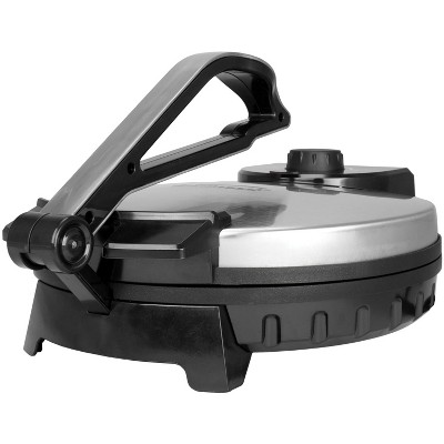 Brentwood Nonstick Electric Tortilla Maker (12 In.) in Silver
