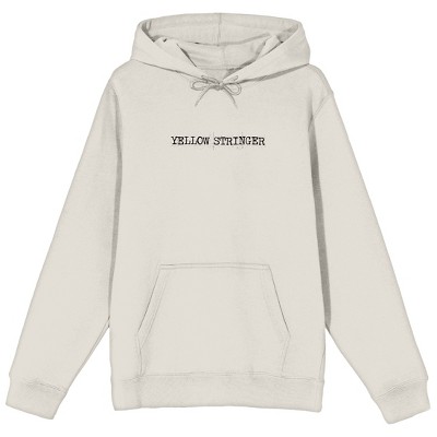 Yellow Stringer Tony and Naomi Men's Natural Double-Sided Graphic Hoodie