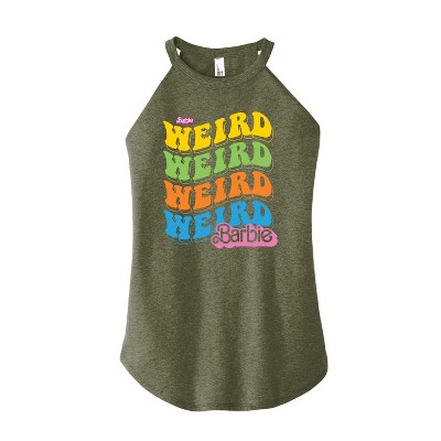 Women's - Barbie - Weird Stack Graphic High Neck Tank