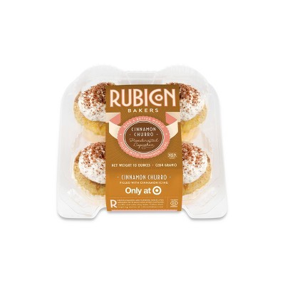 Rubicon Cinnamon Churro Filled Cupcake - 10oz/4ct