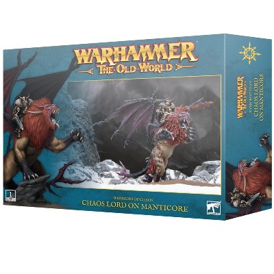 Chaos Lord On Manticore Warrior Of Chaos Warhammer Old World