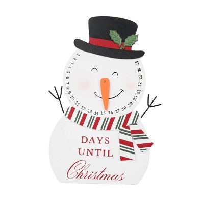 C&F Home Snowman Table Count Down Advent Calendar