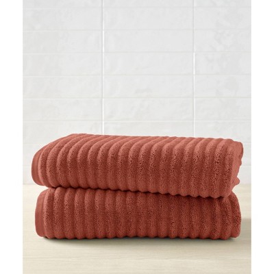 Mason Low Twist Ribbed Towel Set - Blue Loom